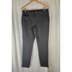 Nine West Womens Size 12‎ Gray Knit Pants Comfort Stretch Career Casual Trousers